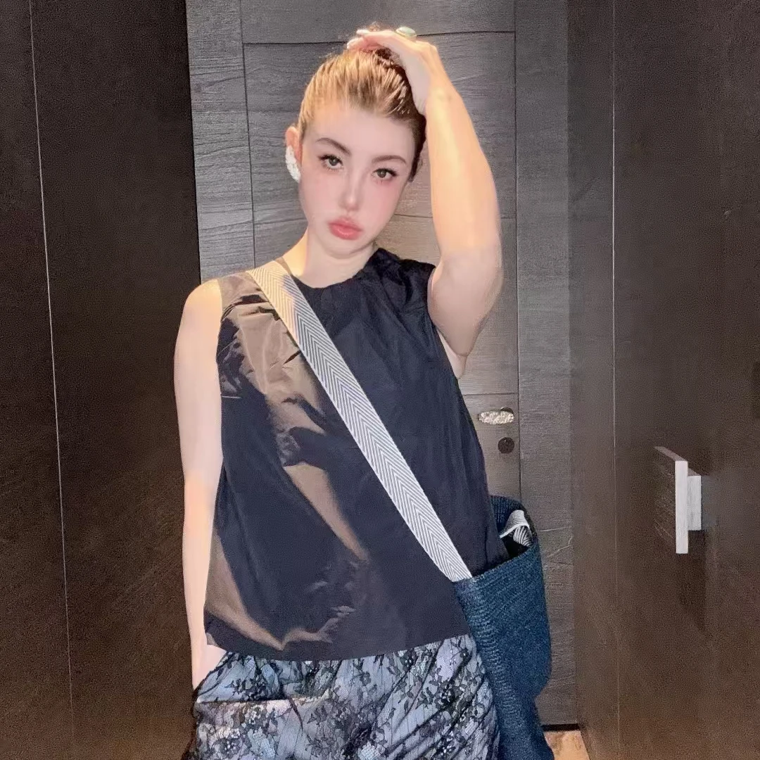 【HAV】新款时髦圆领无袖套头上衣