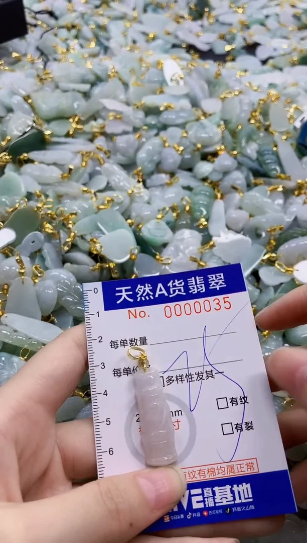 颈饰未镶嵌翡翠纯天然a货翡翠