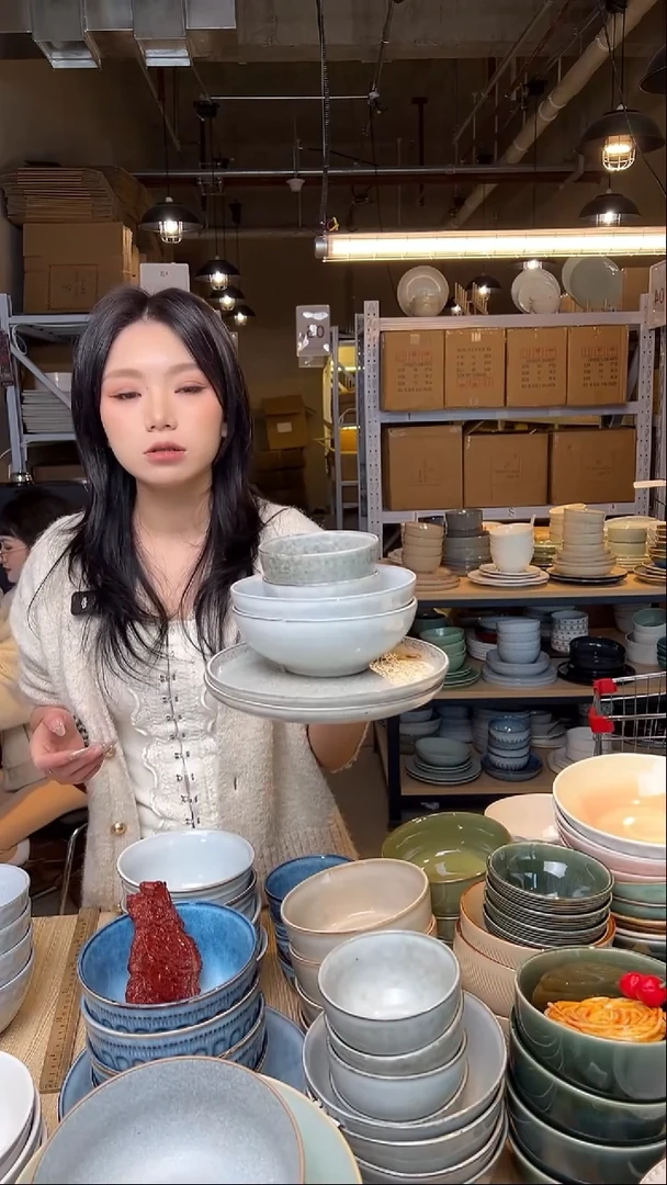 瓷203外贸尾货窑变釉下彩默外微瑕