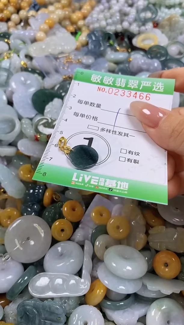 翡翠未镶嵌颈饰闪购0233466