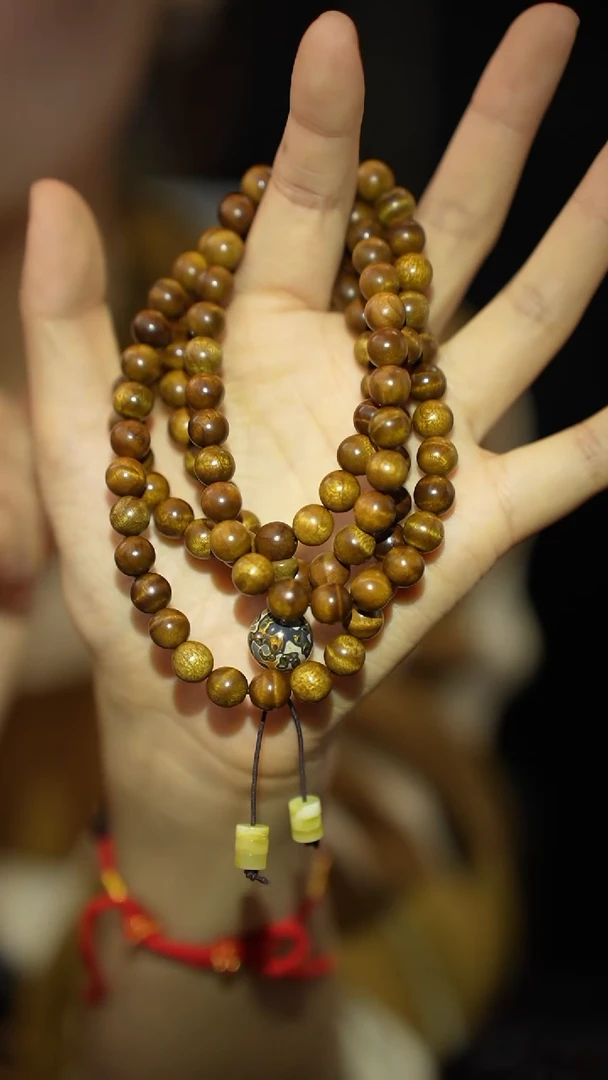 【闪购商品】金丝楠手串/手链金丝楠枯木满水波毕业级-大漆