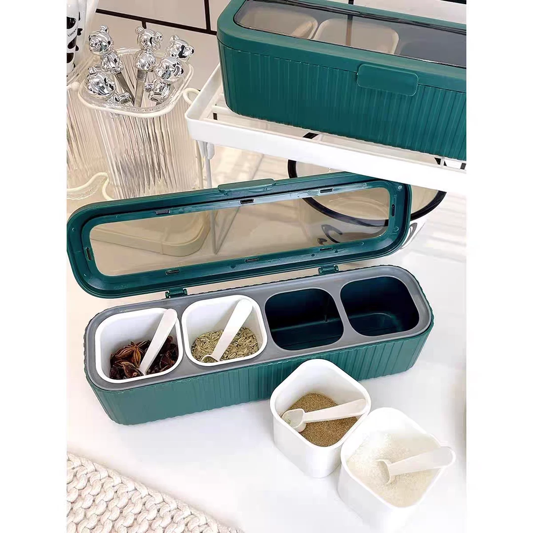 简单款四格调味盒1套