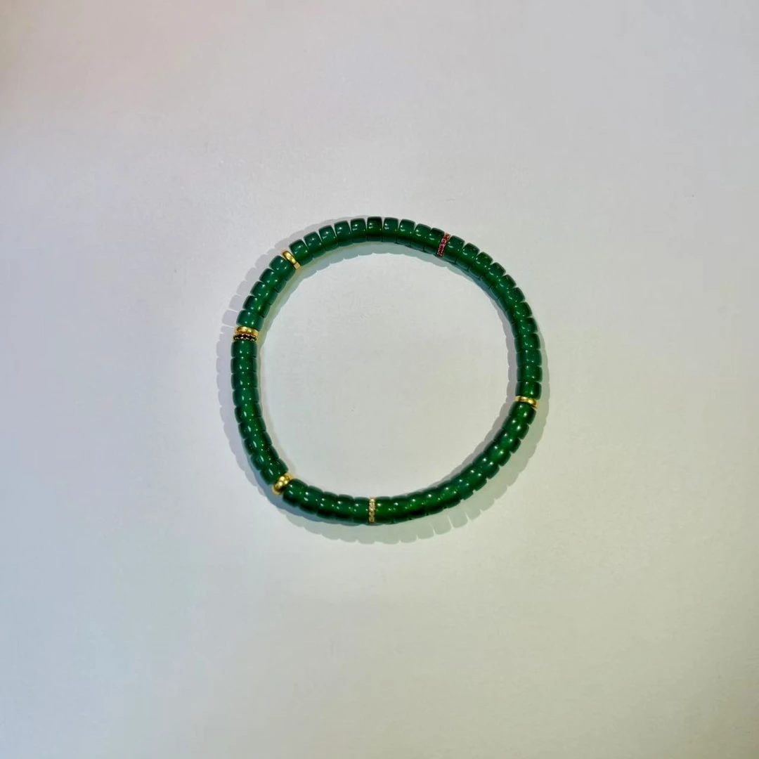 【原子专属】翡翠药片珠手串