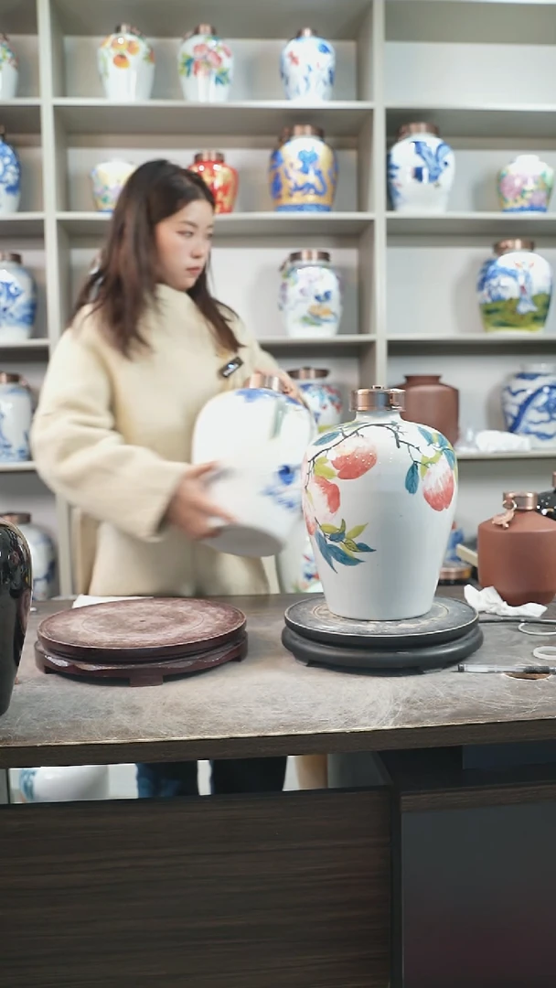 泥塑十斤装手绘款寿桃