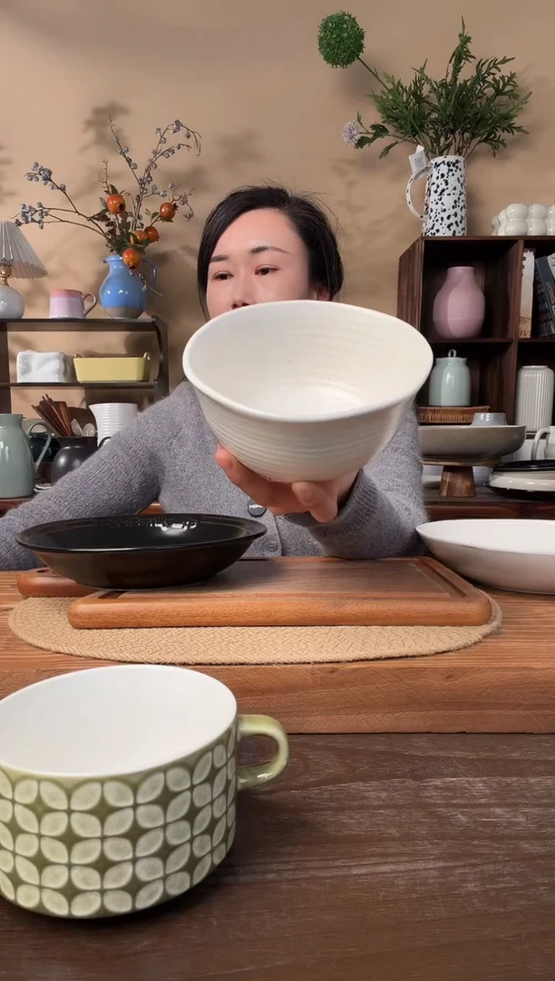 6英寸异形螺纹麻点碗微瑕