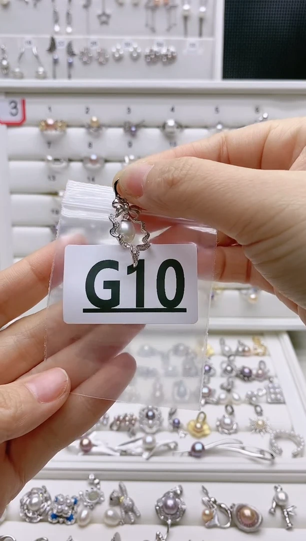 银S925镶嵌无淡水珍珠囿***氣G10