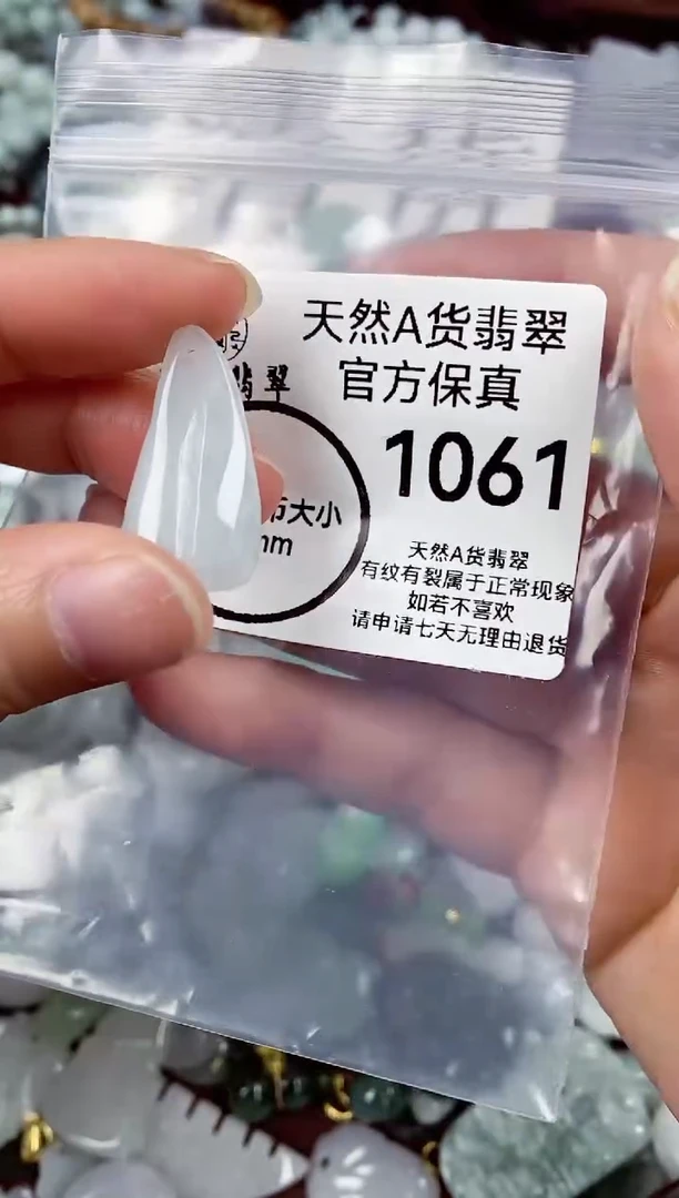 【闪购商品】翡翠颈饰未镶嵌天然A货翡翠1061