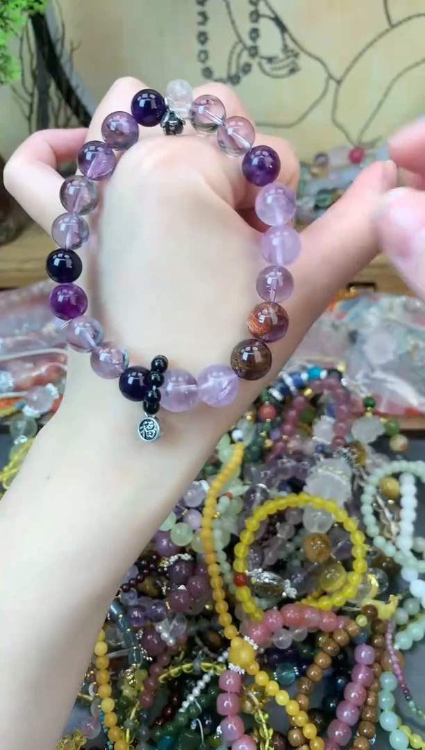 【闪购商品】紫晶手链未镶嵌240手串