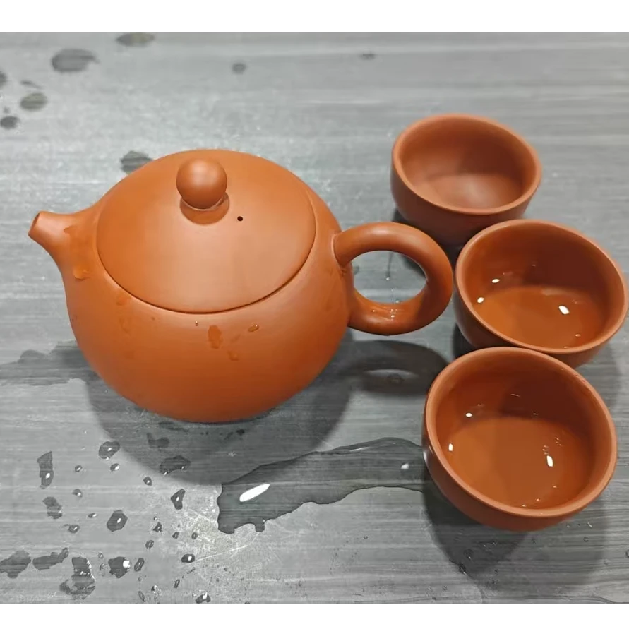 朱泥西施一壶三杯