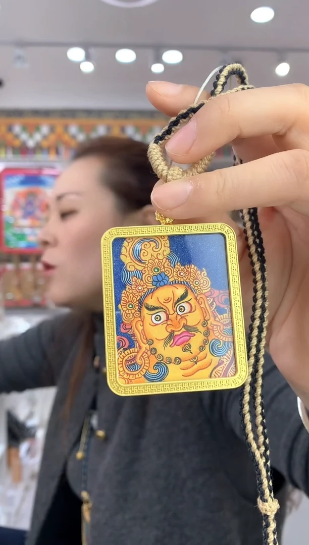 吊坠双*纯手绘唐卡【不退不换】黄老师