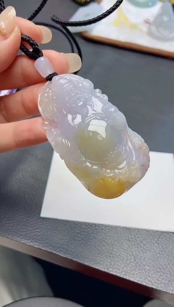 颈饰未镶嵌翡翠缅甸天然翡翠
