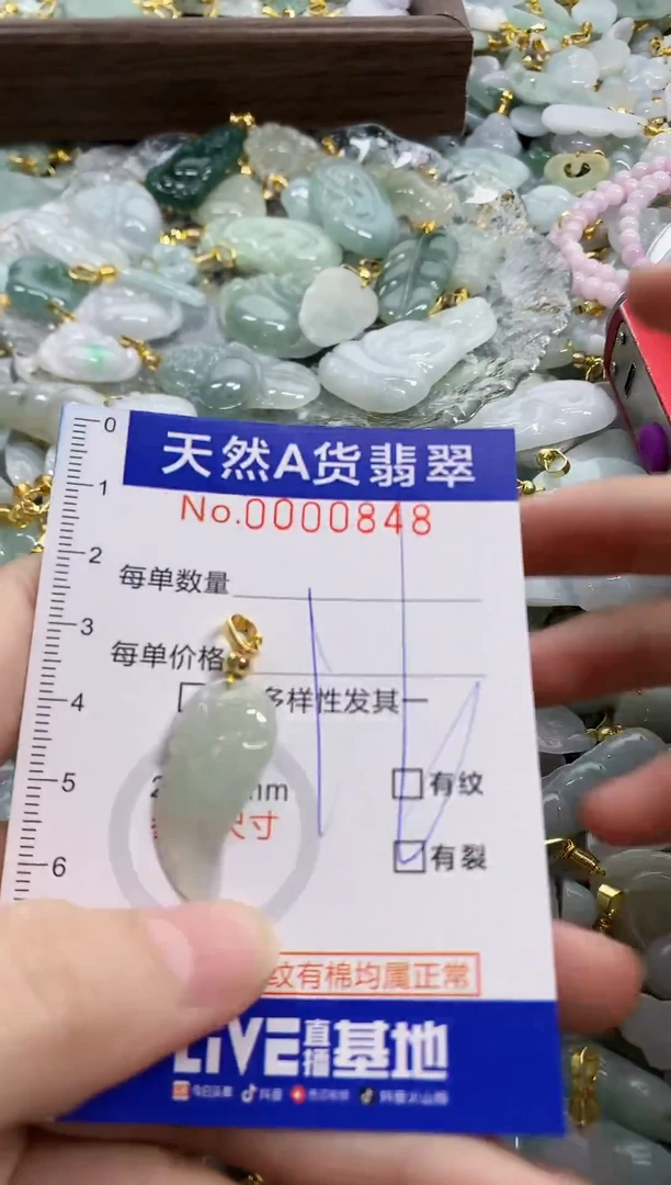 颈饰未镶嵌翡翠天然A货翡翠