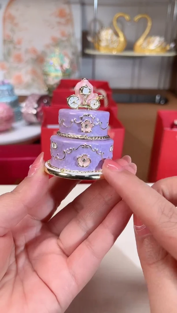 【闪购商品】易尚宝珐琅彩首饰盒