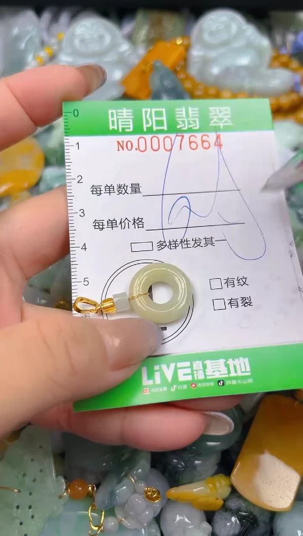 翡翠未镶嵌颈饰闪购0007664