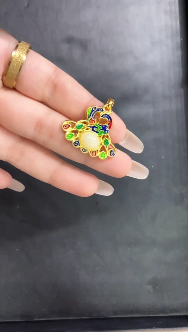 和田玉未镶嵌吊坠(不含链)（多样性发货）032