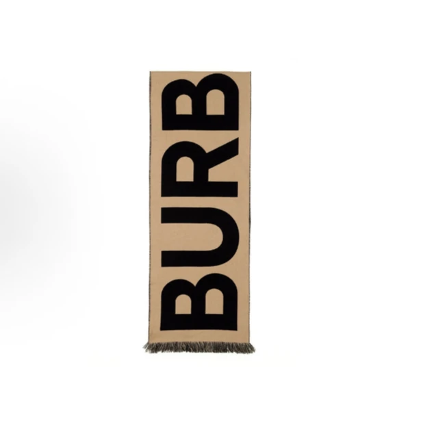 BURBERRY博柏利字母围巾卡其色80355251