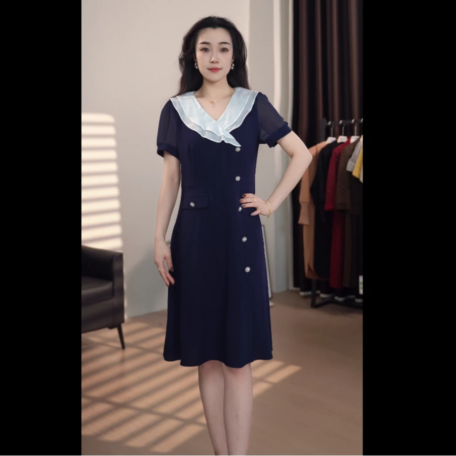 依帆专属249-春夏季时尚气质女装连衣裙