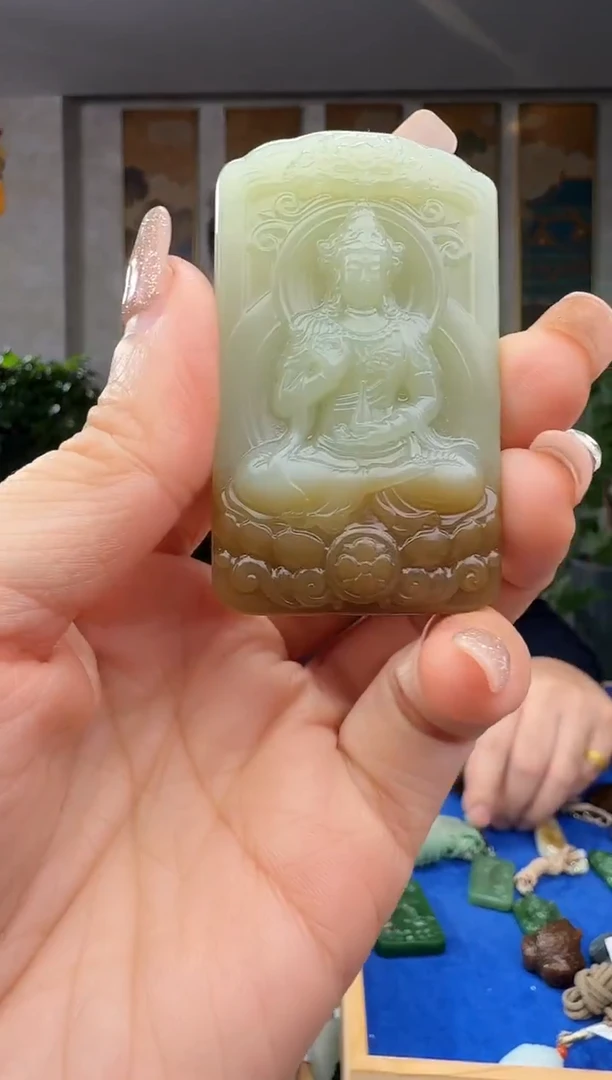 颈饰未镶嵌和田玉拍一发一多样性发货