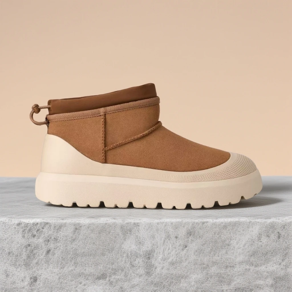 【高帮塔斯曼】冬季女款舒适简约厚底圆头高帮塔斯曼时尚休闲雪地靴