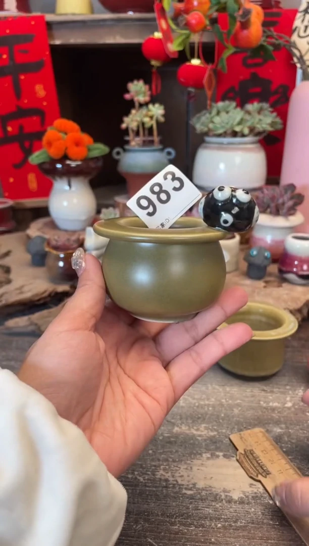 【闪购商品】摆件983微瑕福利知木小芳花盆