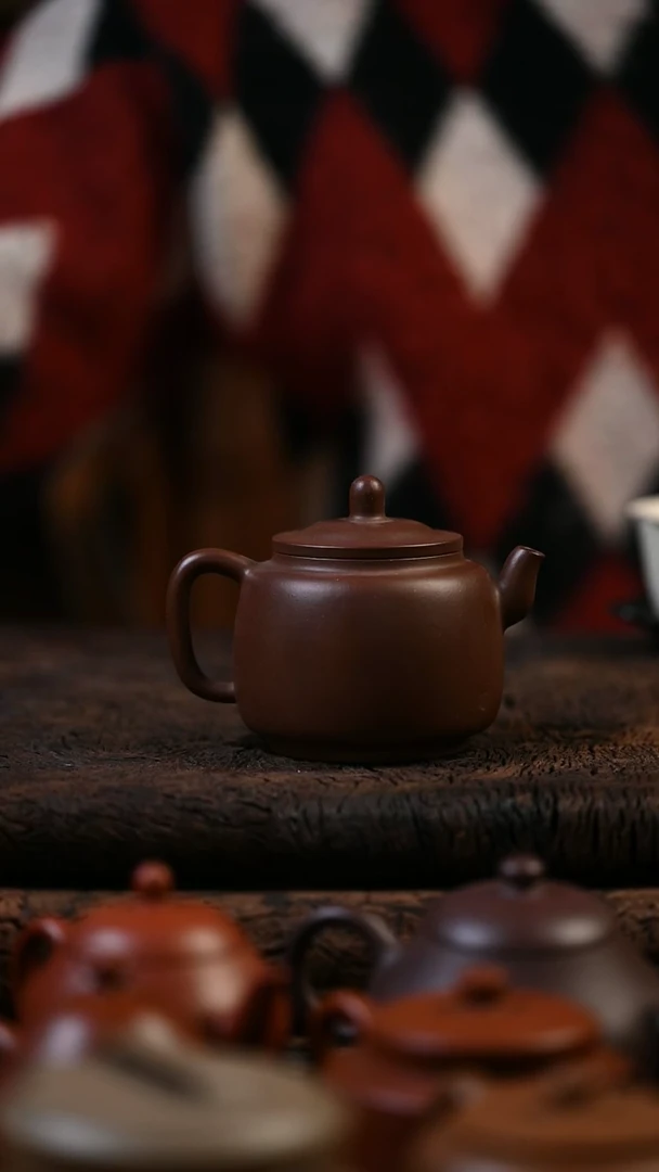 【闪购商品】紫砂茶壶墨林老紫泥