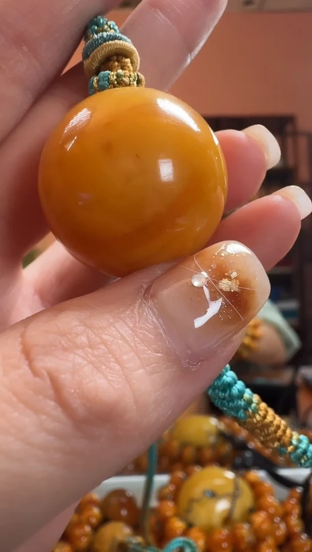 未镶嵌颈饰蜜蜡3316天然蜜蜡珠宝奇石假一罚十