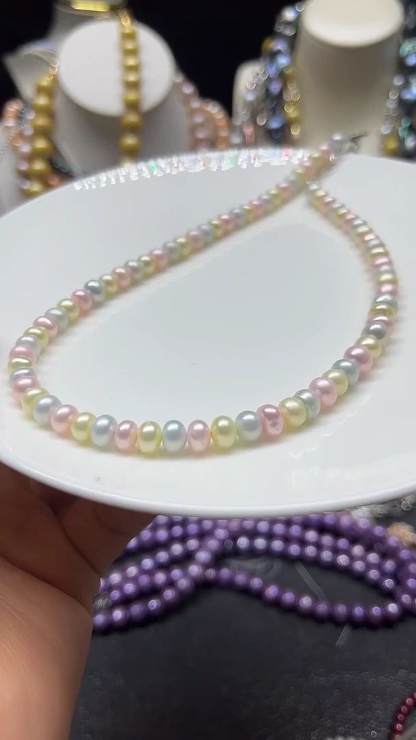 颈饰未镶嵌淡水珍珠多人