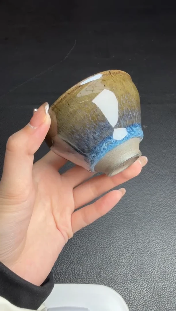 茶盏熊小红柴烧盏55