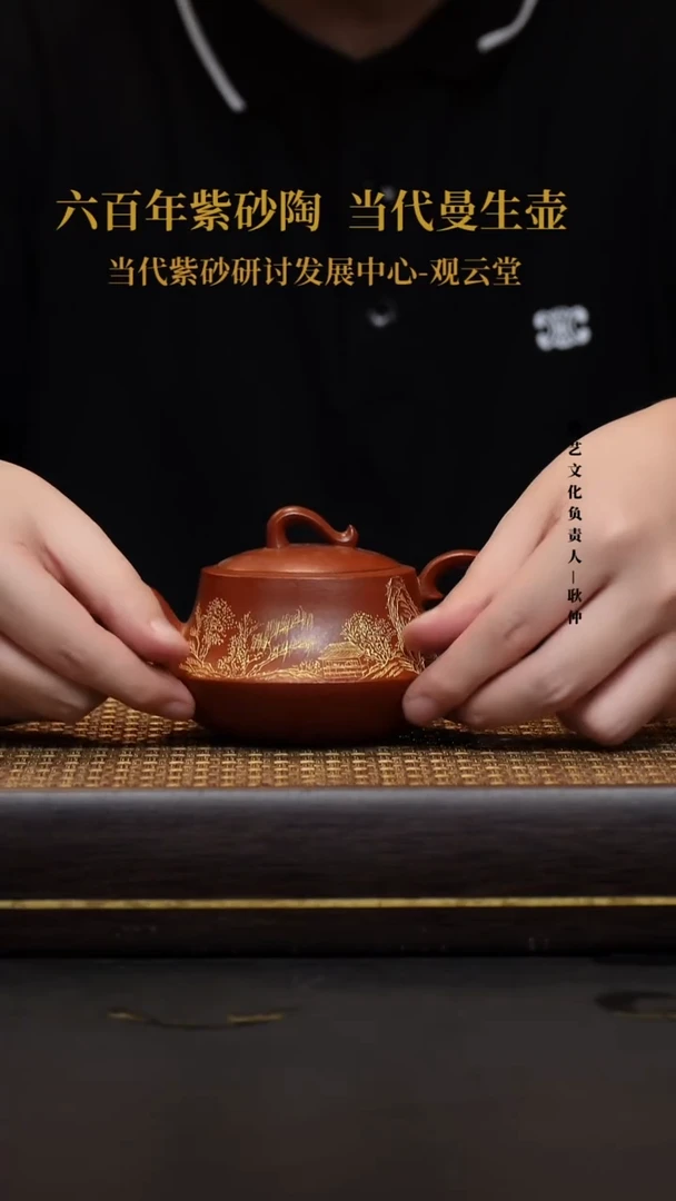 茶壶紫砂 紫砂茶壶  朱泥大红袍