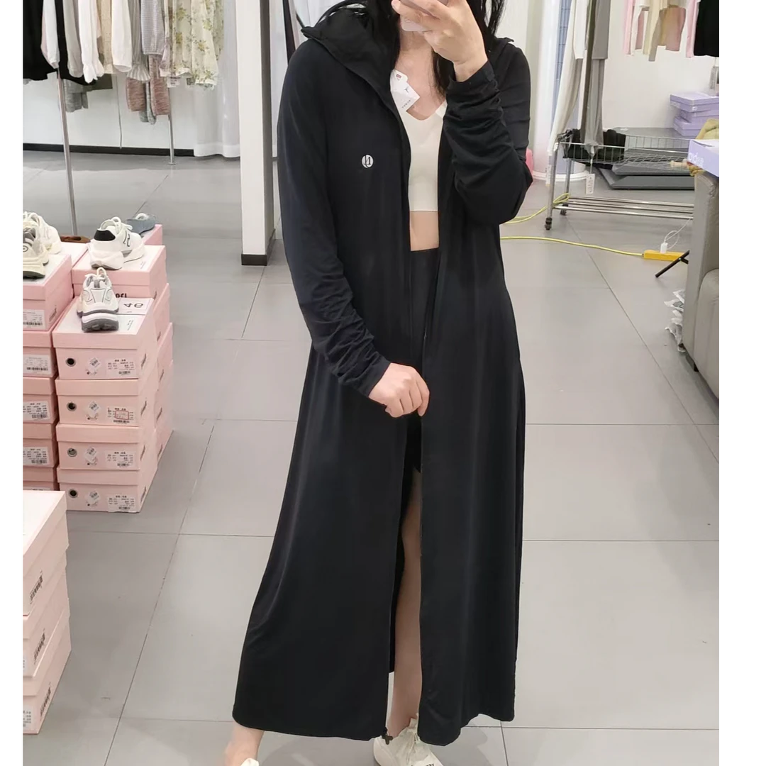 【星款】连帽长款防晒衣遮阳服女款气质运动时尚休闲