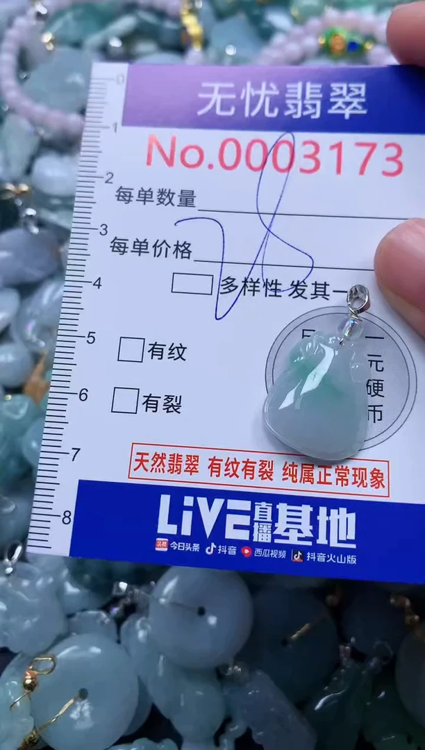 颈饰未镶嵌翡翠3173