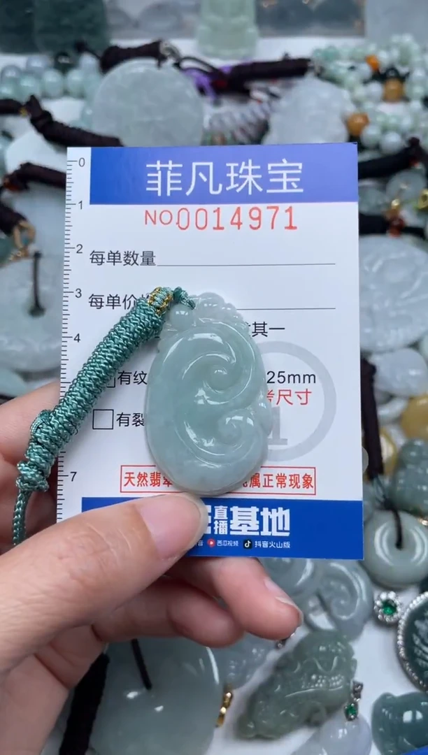 颈饰未镶嵌翡翠14971