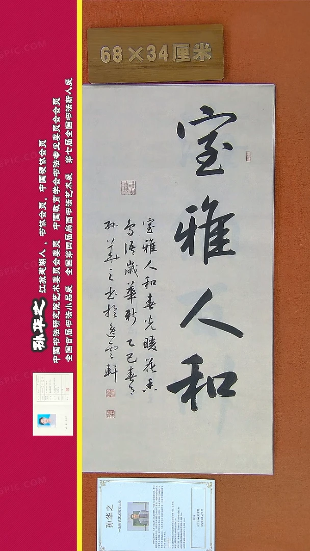 【闪购商品】书法192a孙华之书法作品