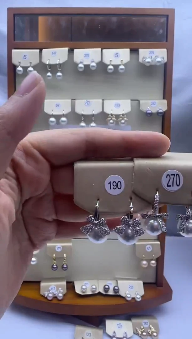 未镶嵌耳饰淡水珍珠190+270