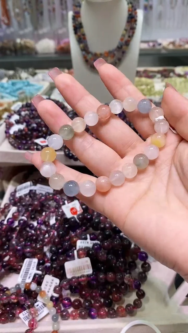 未镶嵌手链水晶多样性发其一兔毛9+