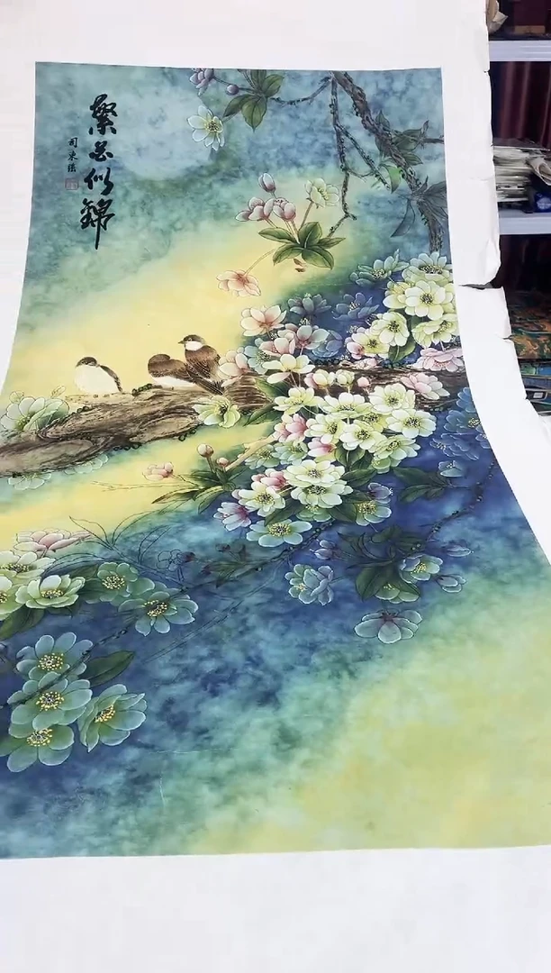 国画九霄甄选国画作品zhb092