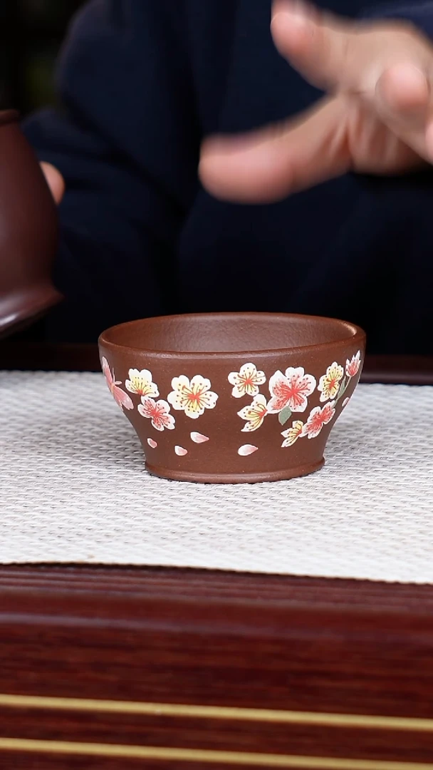 茶杯紫砂宜兴原矿紫砂 全手工制作