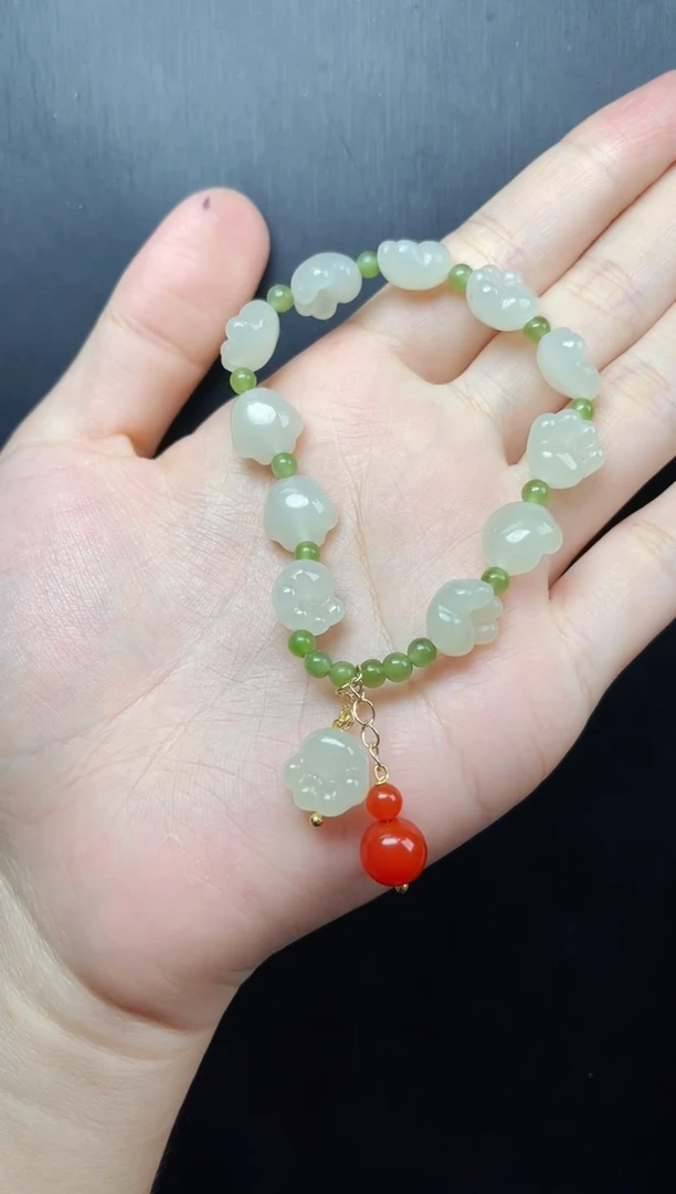 手串未镶嵌和田玉猫爪手串06