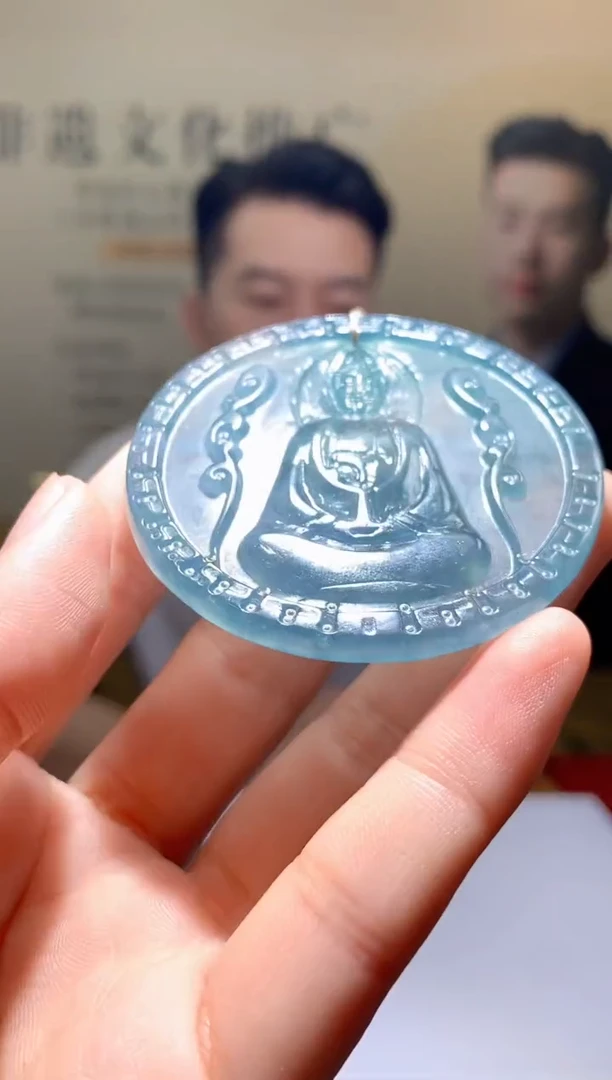 定制翡翠未镶嵌1088hm-毛货挂件15