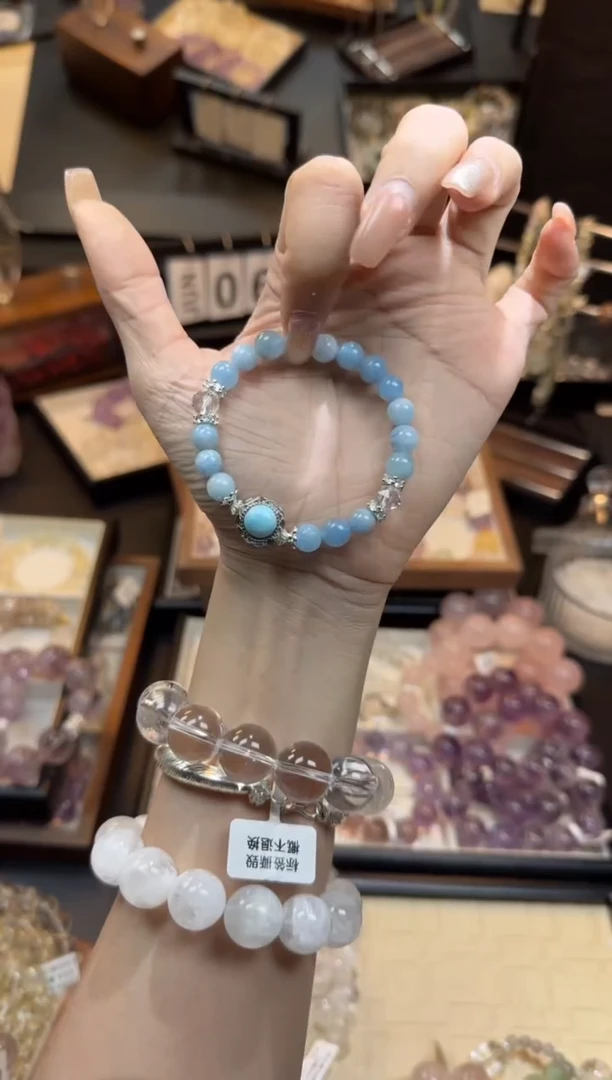 水晶手链未镶嵌天然水晶 多样性发货其一