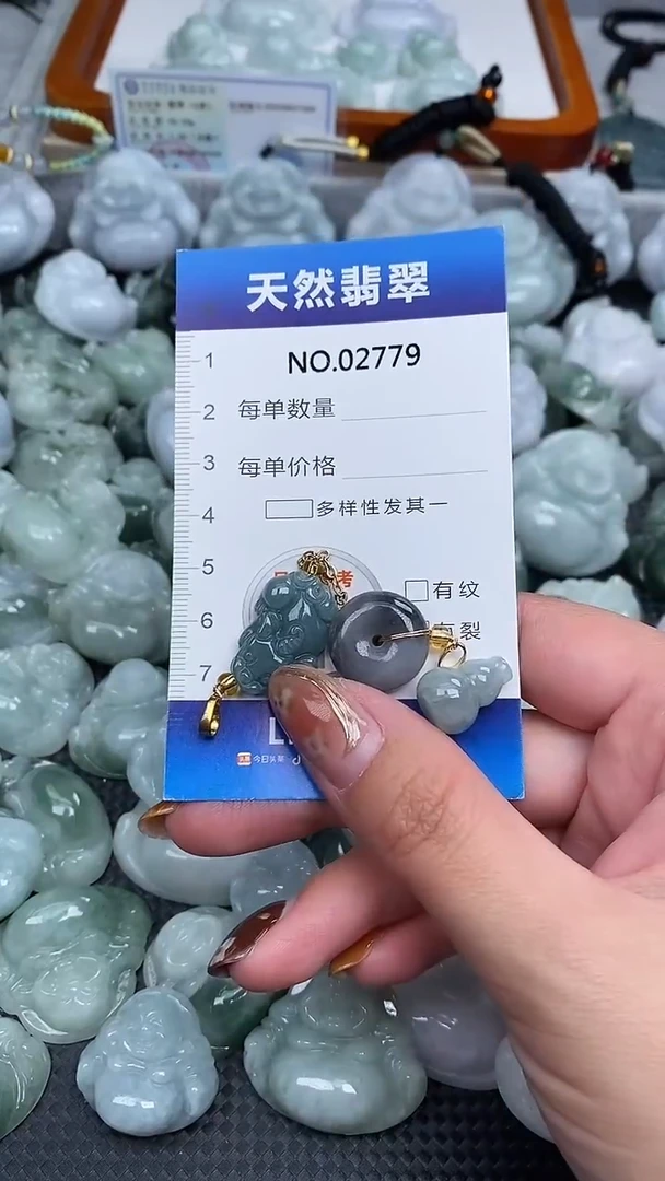 颈饰未镶嵌翡翠纯天然A货翡翠2779