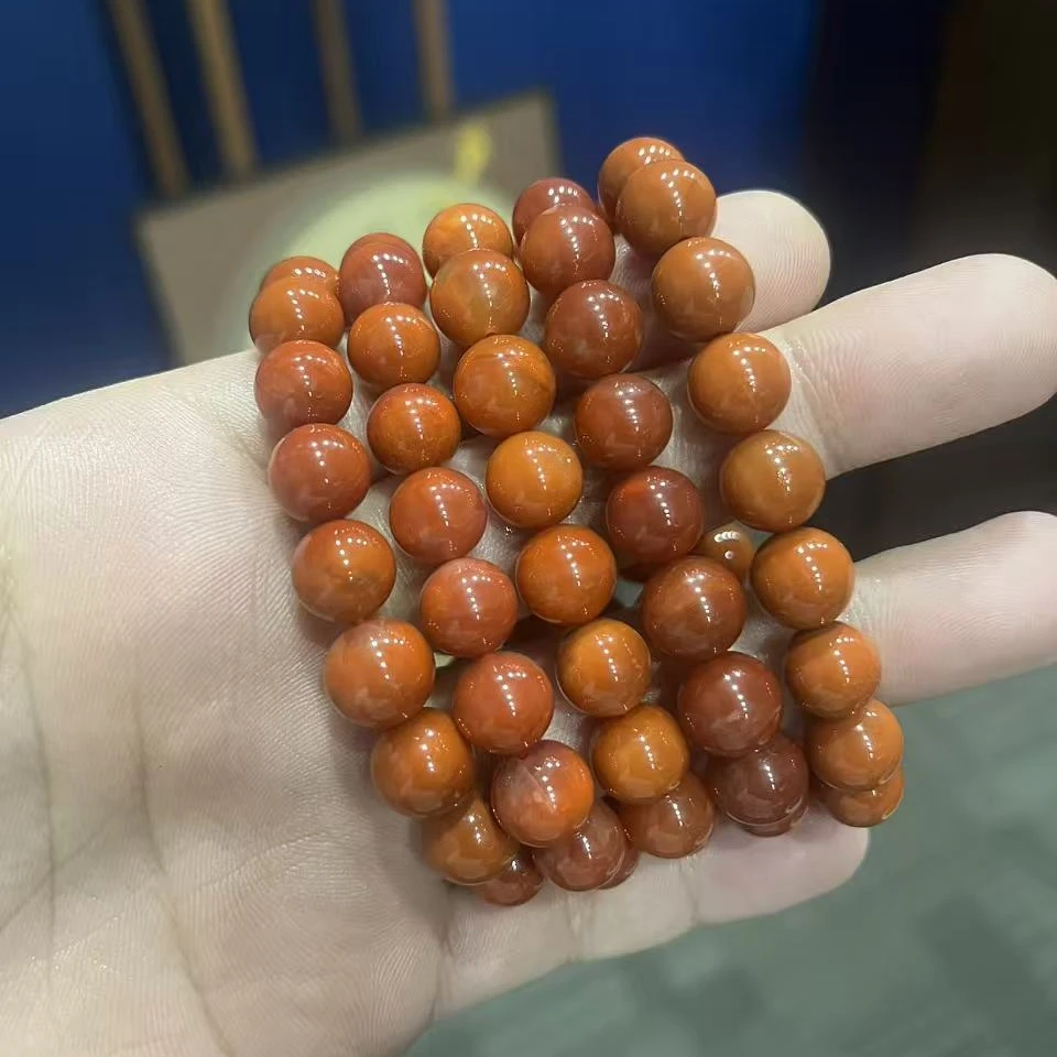 南红单圈手串10mm--多样性发其一