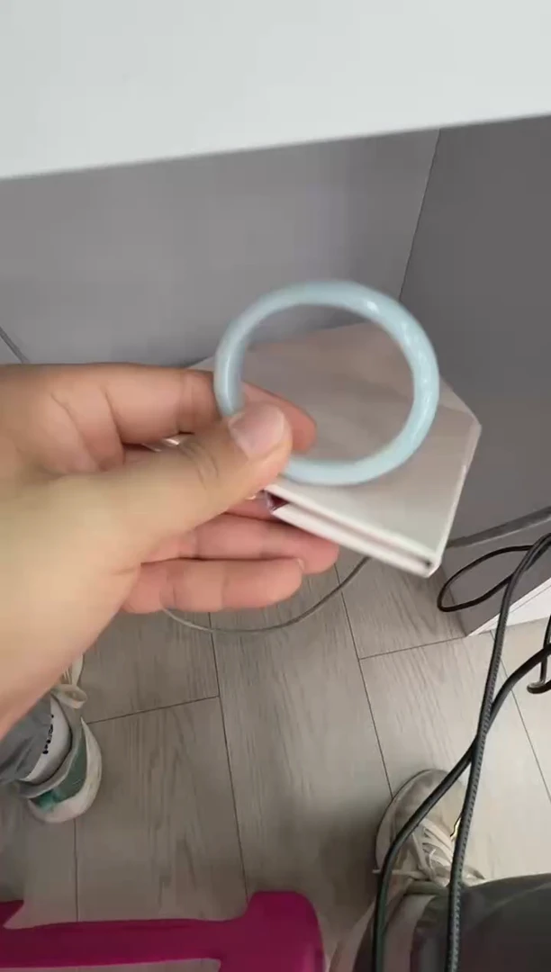 未镶嵌手镯翡翠第8号糯化晴底