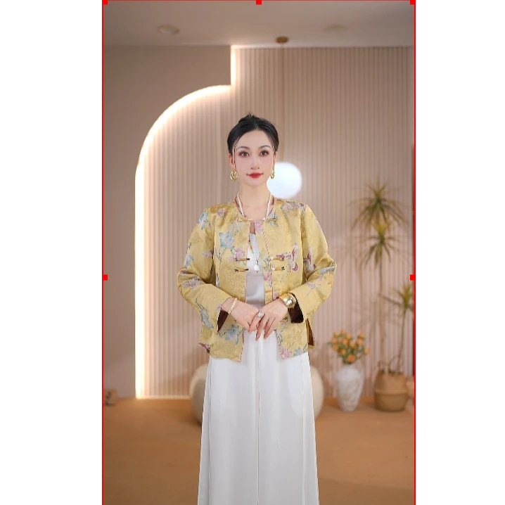 【荷塘月色】会会高定新中式国风外套