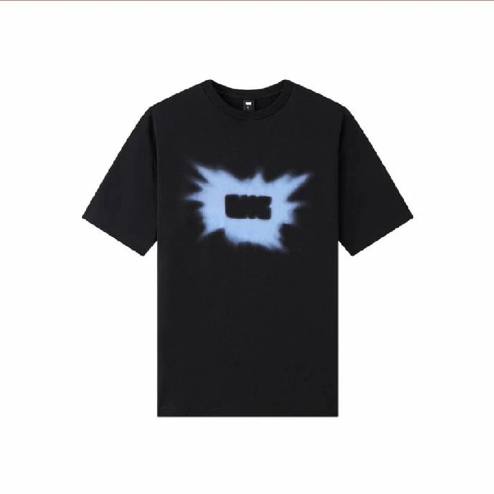 直播李宁LNG高端系列 迷幻放射印花棉质短袖T恤 男女同款FABB015