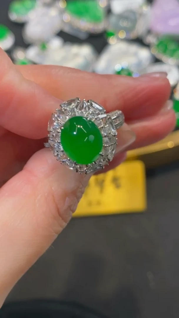 吊坠(不含链)未镶嵌翡翠戒指