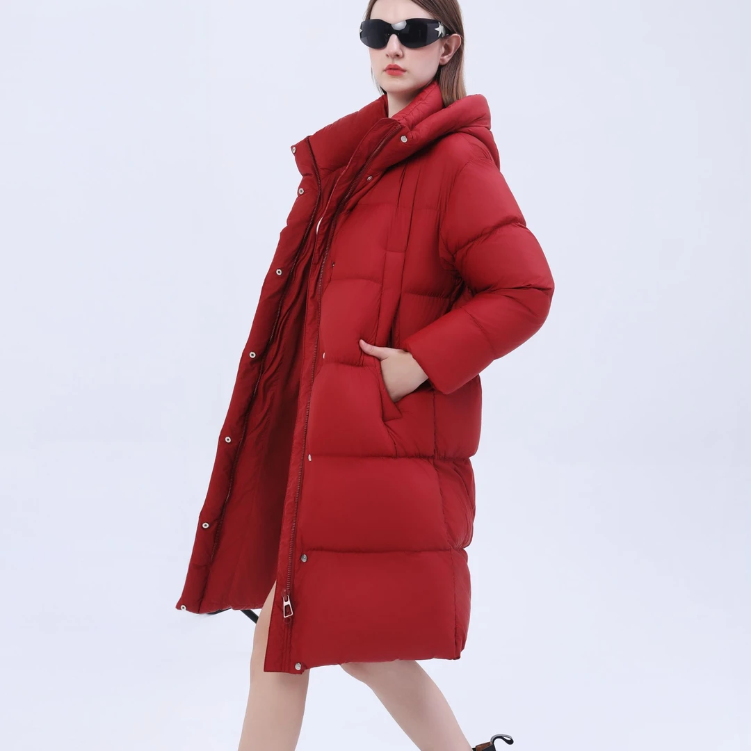 高充绒中长款云朵泡芙羽绒服MT8203