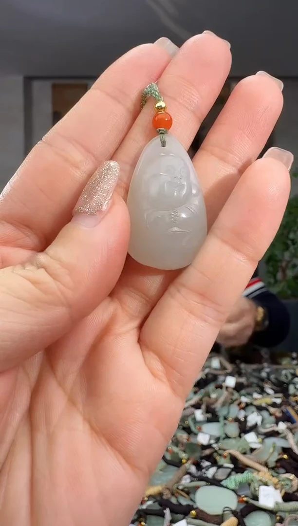 颈饰未镶嵌和田玉拍一发一多样性发货