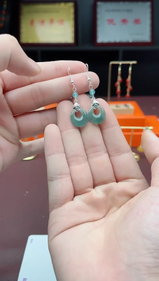 未镶嵌翡翠耳饰434