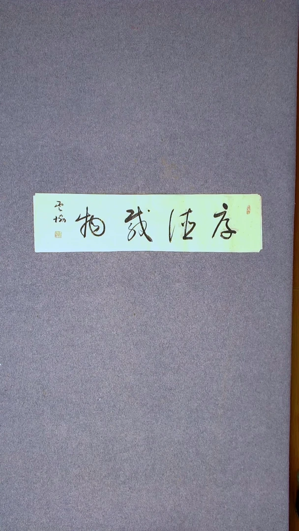 书法谭云协   宁夏 副主69*17尺寸四字